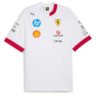 Camiseta Ferrari 2025-White